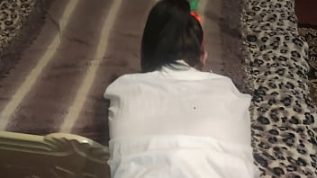 Fucked bespectacled neighbor and leaked on face