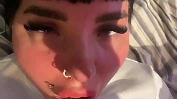 Asian lustful looks into the eyes during sex