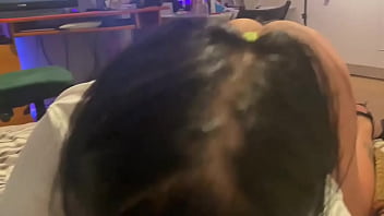 Asian lustful looks into the eyes during sex