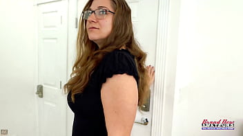 Cute brunette kay lee rubs her pussy and gets finfered before giving a bj