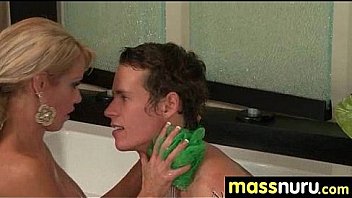 Japanese masseuse gives a full service massage 7