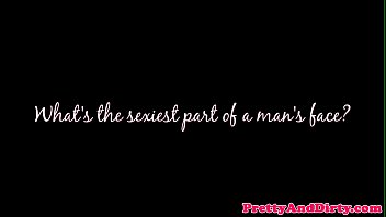 Interviewed pornstar talking about herself