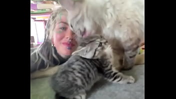 Cat heaven #facetattoo #inkedface #eyeballtattoo #cat #kitten