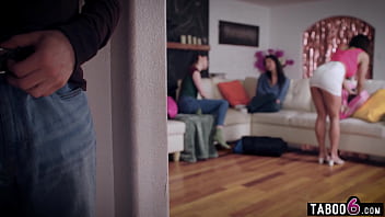 Step daughter just turned 19 and her step dad threw a sex party for her Step daughter just turned 19 and her step dad threw a sex party for her