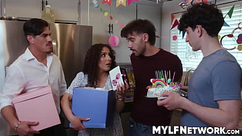 Stepmom liv revamped just got the best anal birthday gift ever Stepmom liv revamped just got the best anal birthday gift ever