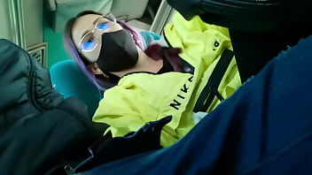 Sexy latina gives her boyfriend a super blowjob on a public bus traveling between bogota and medellin bucarasex