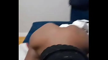 Black girl gagging on fat cock