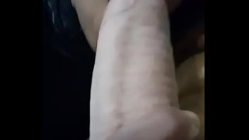 Black girl gagging on fat cock