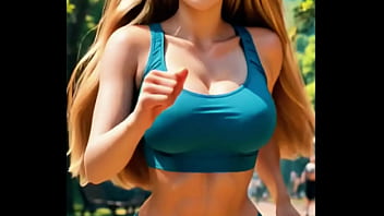 From tangled hair to untamed strength rapunzel takes her training seriously glowing with power and beauty in her sporty blue fit — a mix of fitness vibes and irresistible charm
