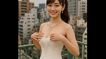 屋上でオッパイ