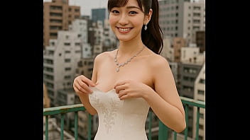 屋上でオッパイ