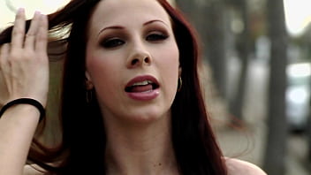 White woman with big tits takes a big black cock