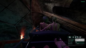 Janky roller coaster handjob sex from ch game