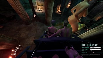 Janky roller coaster handjob sex from ch game