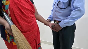 Servant jerking guard dick