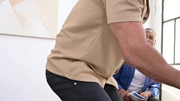 Nympho nurse angelica heaven bends over for piss fuelled dp pounding from three horny patients gp3313