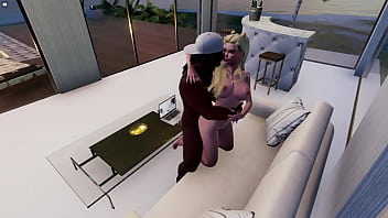 3dxchat bbc destroys hot blonde's ass