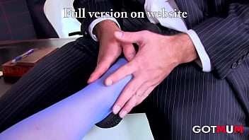 Got mum a milf secretary goes all foot fetish with her boss