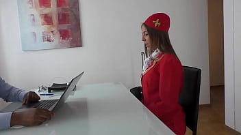 Air hostess suzie moss creampied