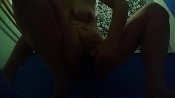 Shoving my dildo in hard