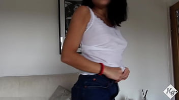 Cute asian step daughter fucks the gardener while mommy is away