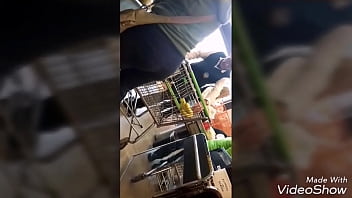 Hermoso culo en super mercado