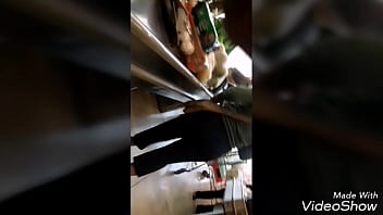 Hermoso culo en super mercado