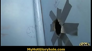 Hot Horny Black Babe Sucking Cock Through A Gloryhole 18 thumbnail