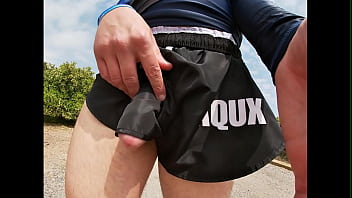 A Biker Catches Me Running With My Dick Out thumbnail