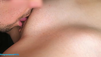 Closeup pussy licking until orgasm and closeup doggy fuck till cum on pussy programmerswife
