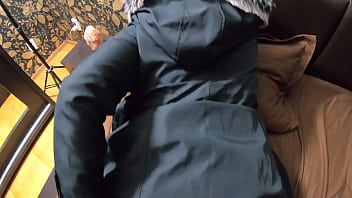 Fucked in lace & fur – deep throat and cumshot on my luxury coat 245 preview