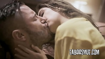 Brunette teen cheats on boyfriend with older man