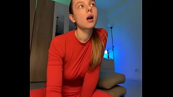 Fingering pussy upside down