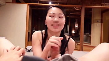 "i'll give you a massage️" my girlfriend in a yukata teases my cock and glans handjob "i'll give you a massage️" my girlfriend in a yukata teases my cock and glans handjob