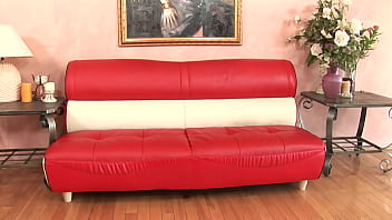 Seeing her huge tits he could not resist and began to caress them