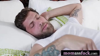 Stepson blackmails busty milf into hardcore anal fucking