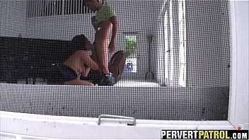 Spying on a dude pounding his girl miss raquel 1