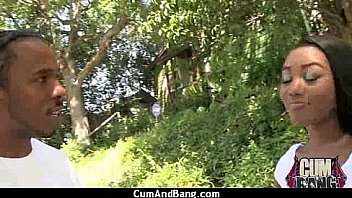 Cum slut introduced to bukkake 4