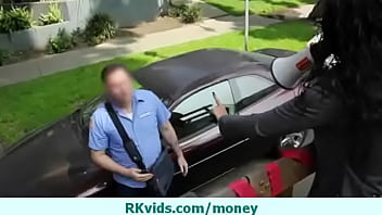 Smooth guy pays nasty chick for sex 28