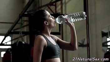 Smalltits euro amateur pounded on all fours