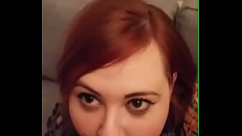 Redhead from giving a blowjob until explosive cum