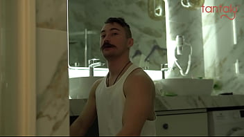 Threesome with a blonde and a tantaly doll