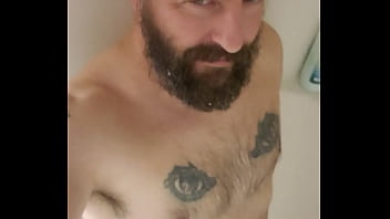 Anthony arden stroking in the shower