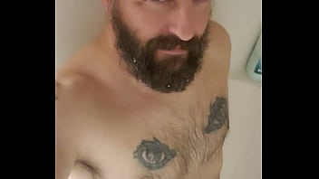 Anthony arden stroking in the shower