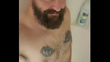 Anthony arden stroking in the shower