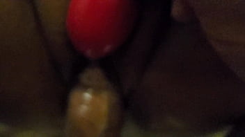 Going deep inside her wet pussy