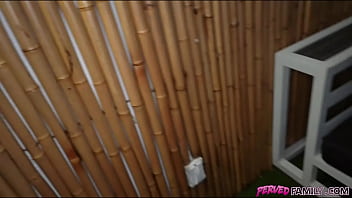 My stepsister was over for the holidays but now its time to get back to college so she gave me a little going away gift before she left damn