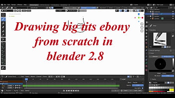 Huge boobs drawing bts