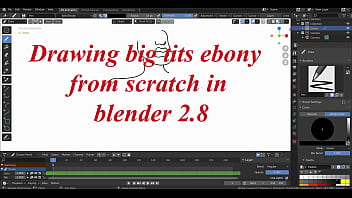 Huge boobs drawing bts