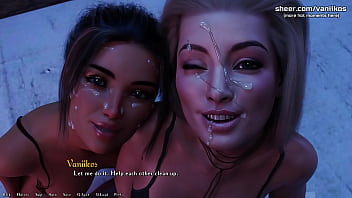 Two 18yo young sluts share one cock public outdoor threesome being a dik episode 10 part #81